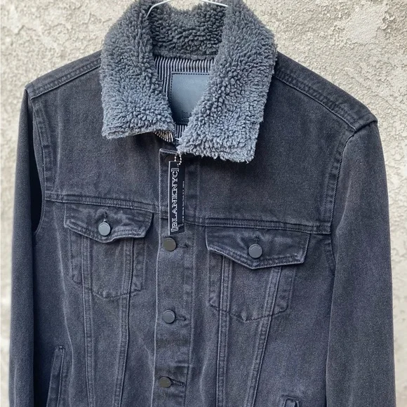 NW Blank NYC choral gray Denim Jacket Sz S - Picture 11 of 12